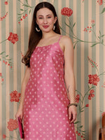 Thumbnail for Ode by House of Pataudi Floral Printed Regular Kurta with Trousers - Distacart