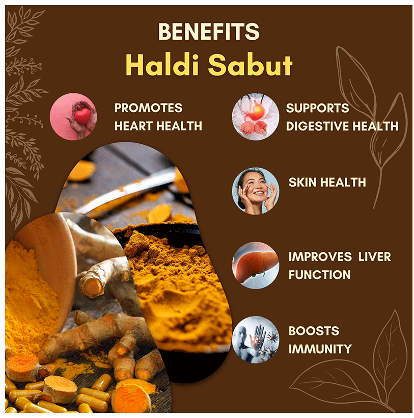Jaived Ayurveda Haldi Sabut