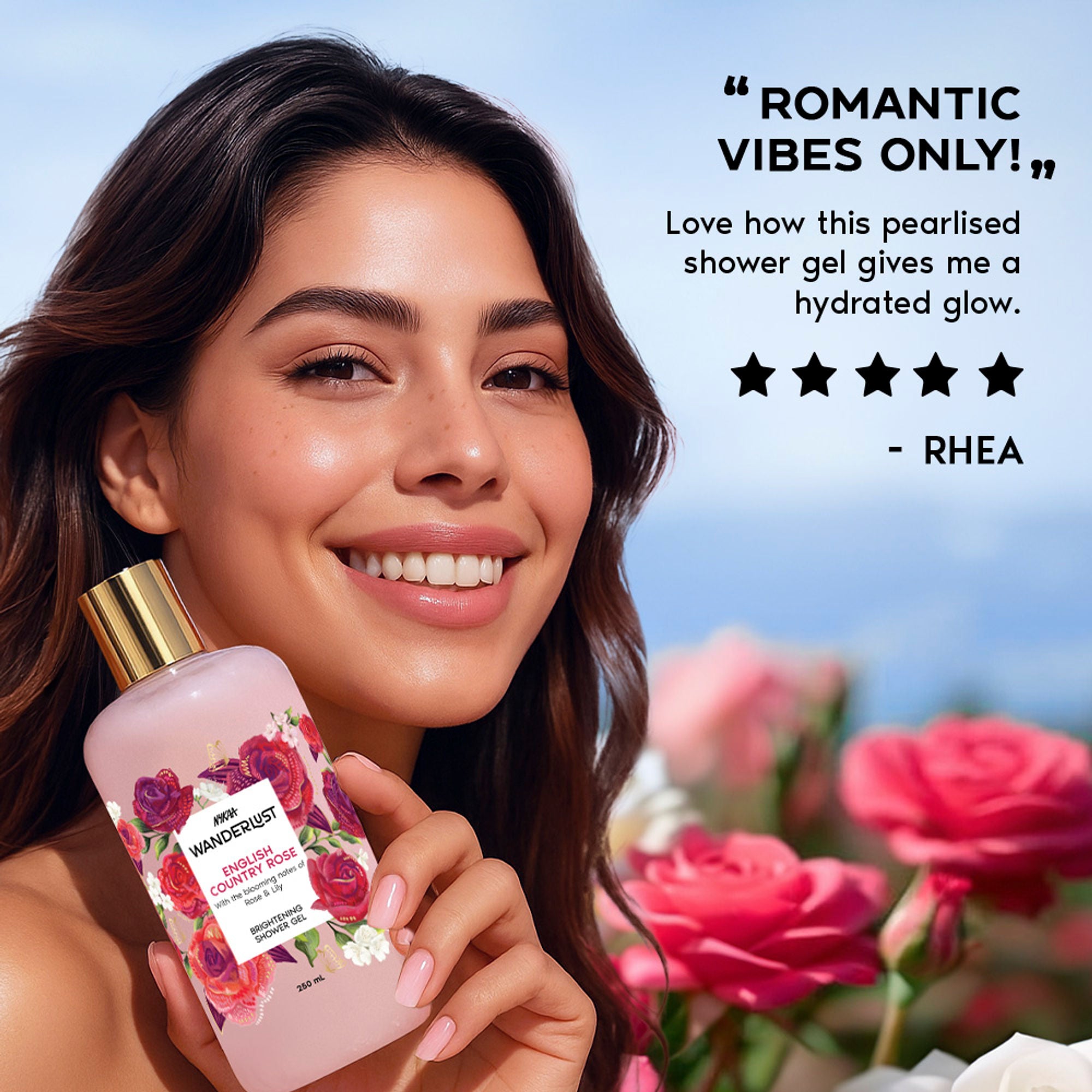 Wanderlust Shower Gels - English Country Rose - Distacart