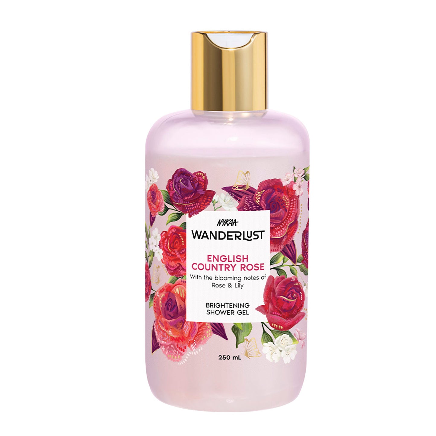 Wanderlust Shower Gels - English Country Rose - Distacart