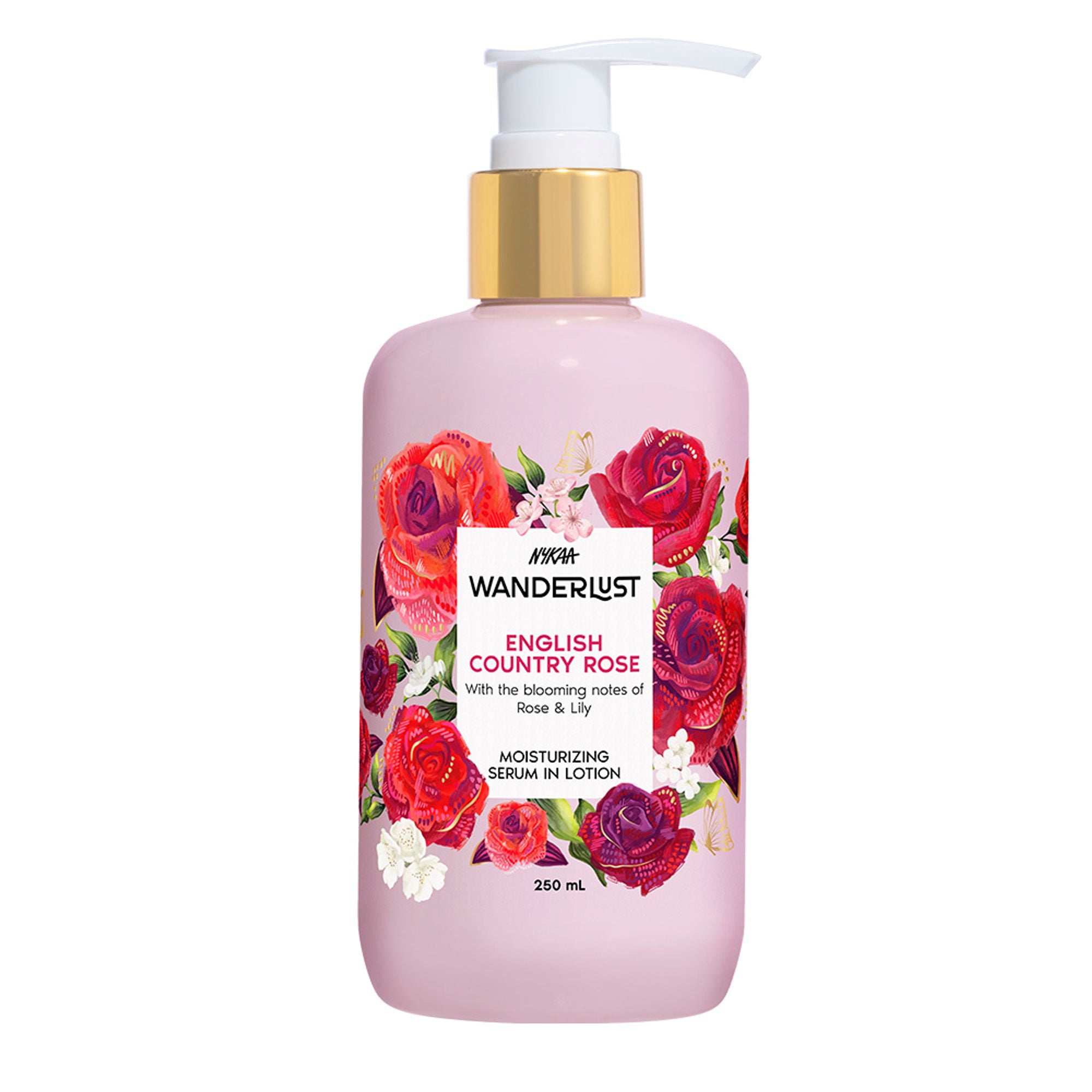 Wanderlust Moisturizing Body Lotion - English Country Rose - Distacart