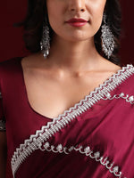 Thumbnail for kasee Floral Embroidered Pure Silk Saree - Distacart