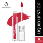 Thumbnail for Swiss Beauty Stay On Matte Liquid Lipstick - 12 Love Pink