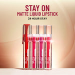 Thumbnail for Swiss Beauty Stay On Matte Liquid Lipstick - 12 Love Pink - Distacart