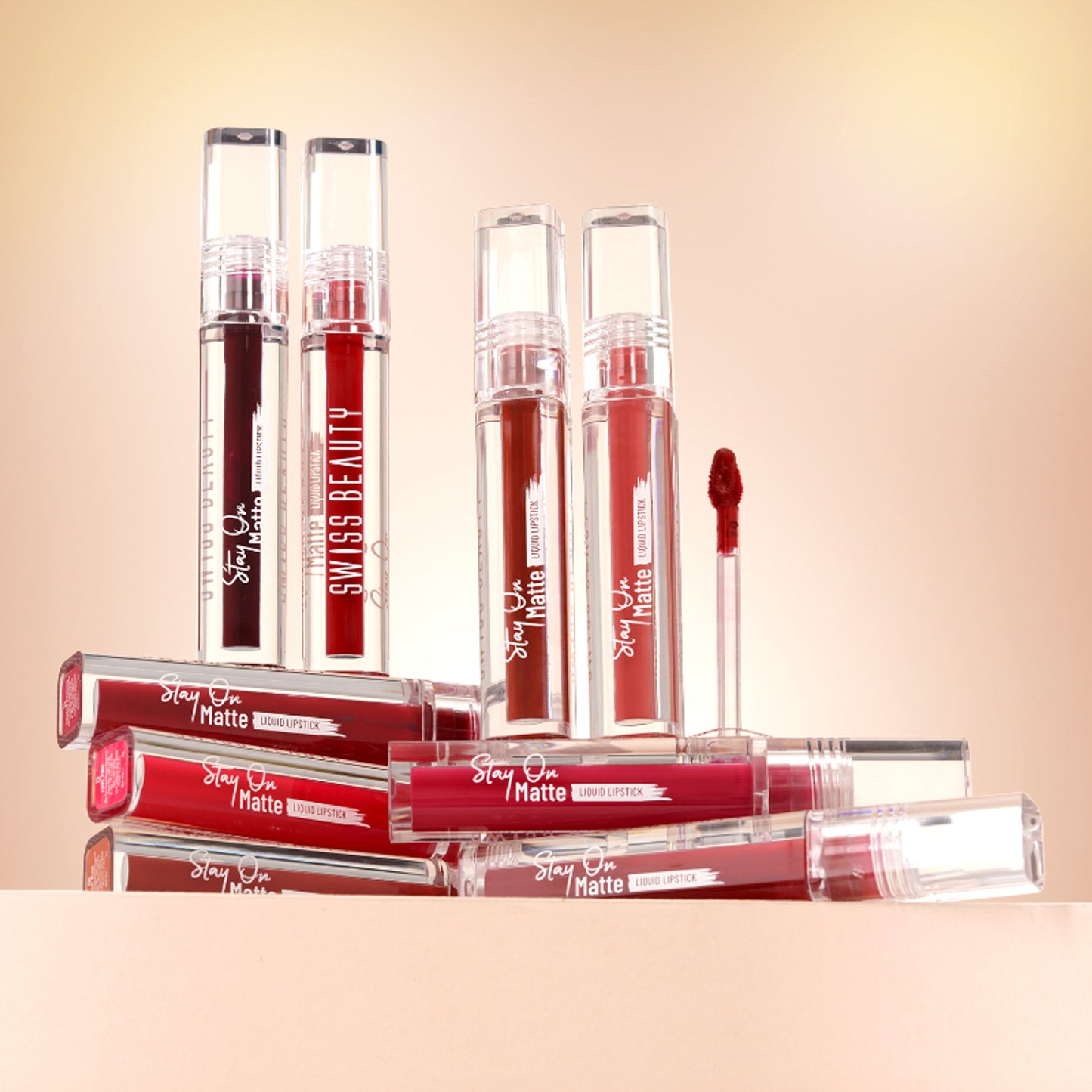 Swiss Beauty Stay On Matte Liquid Lipstick - 12 Love Pink - Distacart