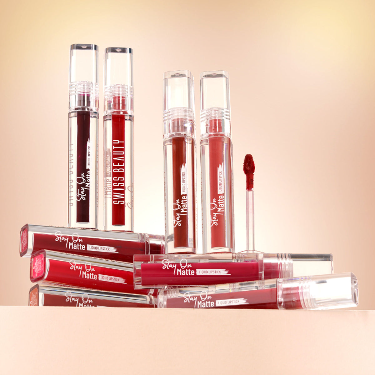 Swiss Beauty Stay On Matte Liquid Lipstick - 12 Love Pink - Distacart