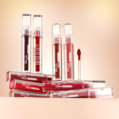 Swiss Beauty Stay On Matte Liquid Lipstick - 12 Love Pink - Distacart