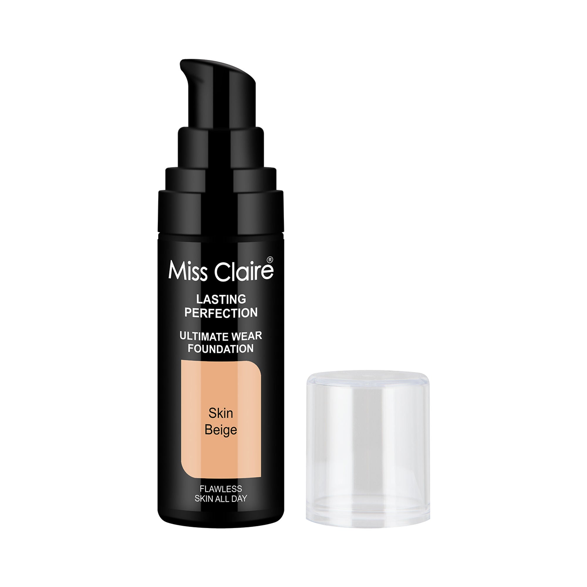 Miss Claire Lasting Perfection Ultimate Wear Foundation - 23 Skin Beige - Distacart
