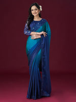 Thumbnail for kasee Embroidered Sequinned Saree - Distacart