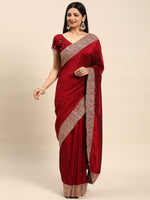 Thumbnail for kasee Embellished Embroidered Saree - Distacart