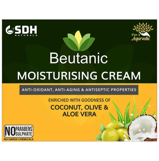 SDH Naturals Beutanic Moisturising Cream Coconut, Olive & Aloe Vera