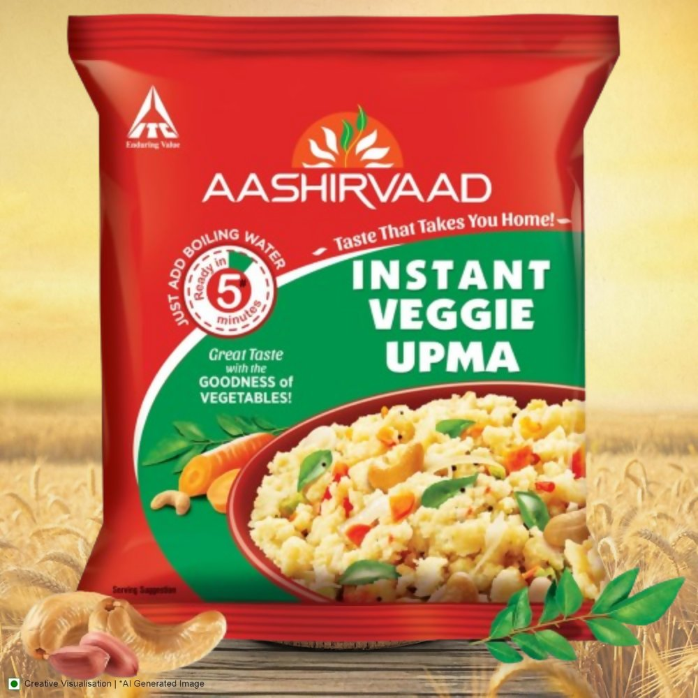Aashirvaad Instant Veggie Upma - Distacart