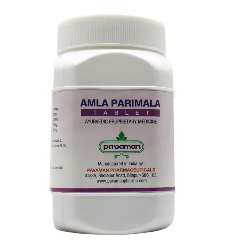 Image 1 of 100 tabs for the product Amlaparimala Tablet – Pavaman