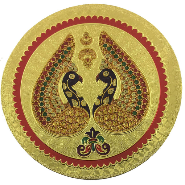 Stickerbazaar Micro Golden Embossing Rangoli Stickers - Distacart