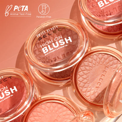 Swiss Beauty Select High On Blush - Burnt Rose - Distacart