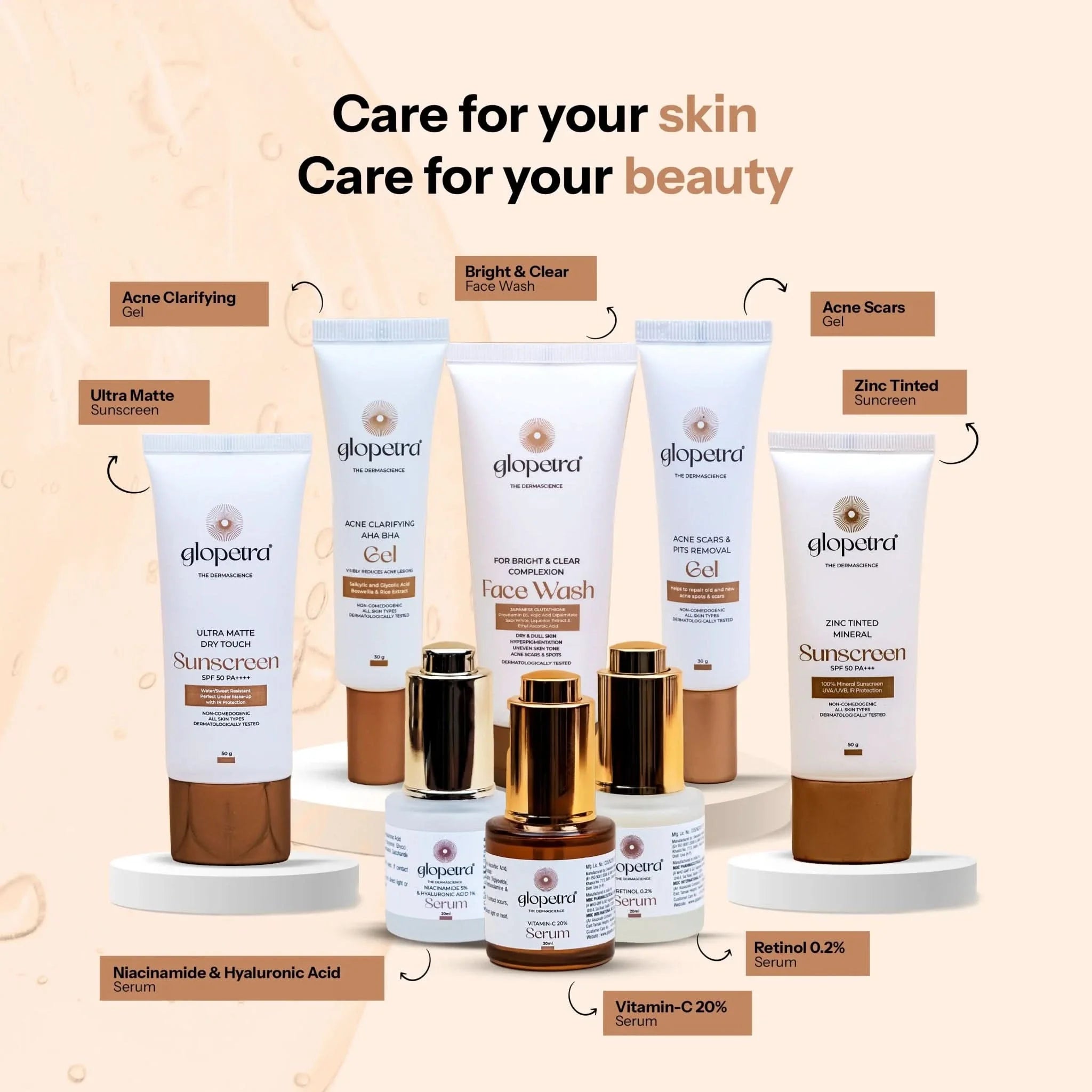 Glopetra Acne Clarifying Aha Bha Gel - Dista