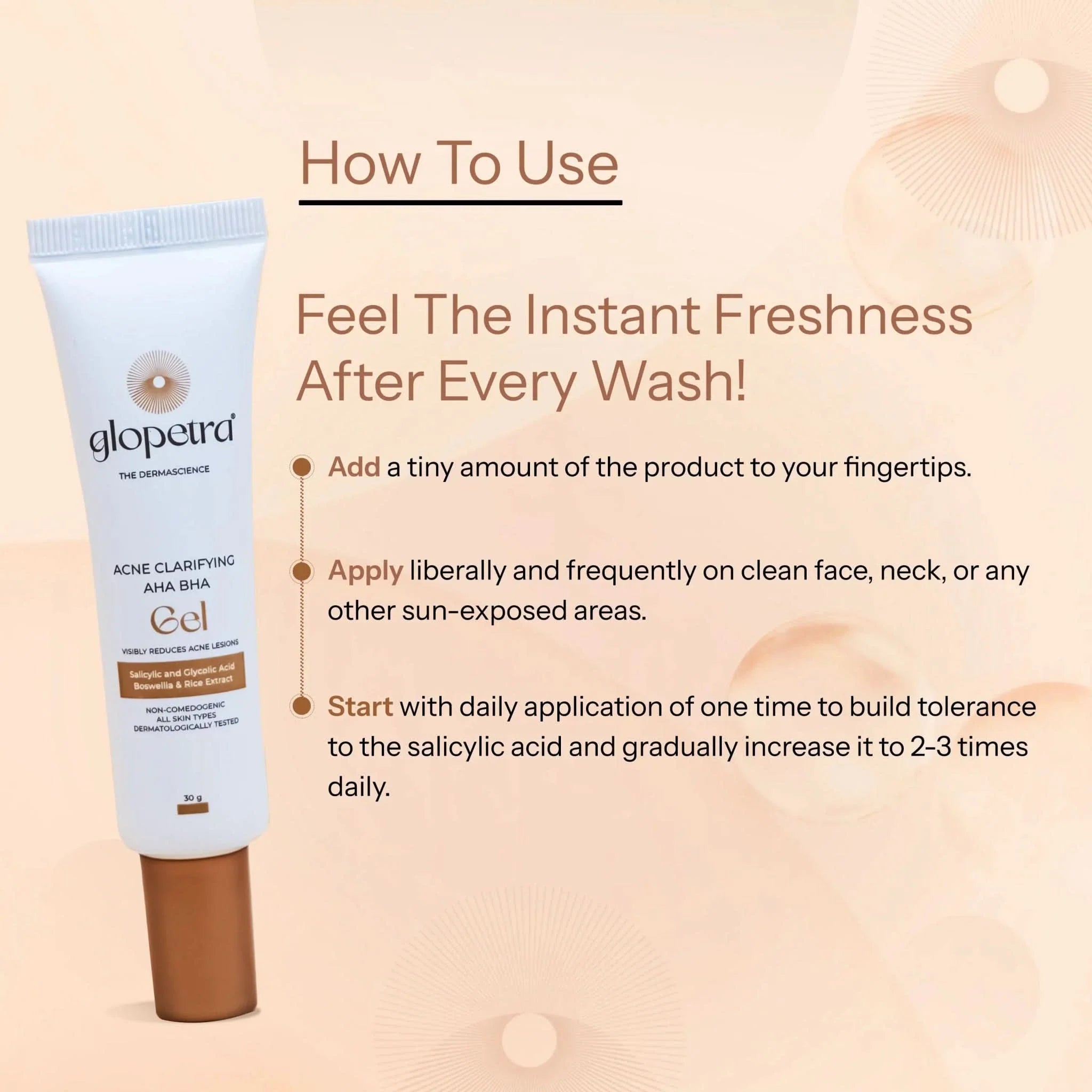 Glopetra Acne Clarifying Aha Bha Gel - Dista