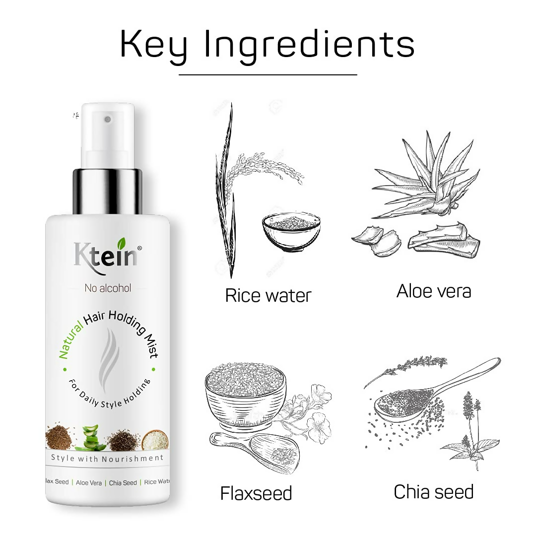 Ktein Natural Hair Holding Spray Without Alcohol - Distacart