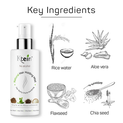 Ktein Natural Hair Holding Spray Without Alcohol - Distacart