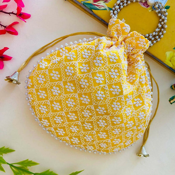 Joban Fashion Potli Bags - Yellow