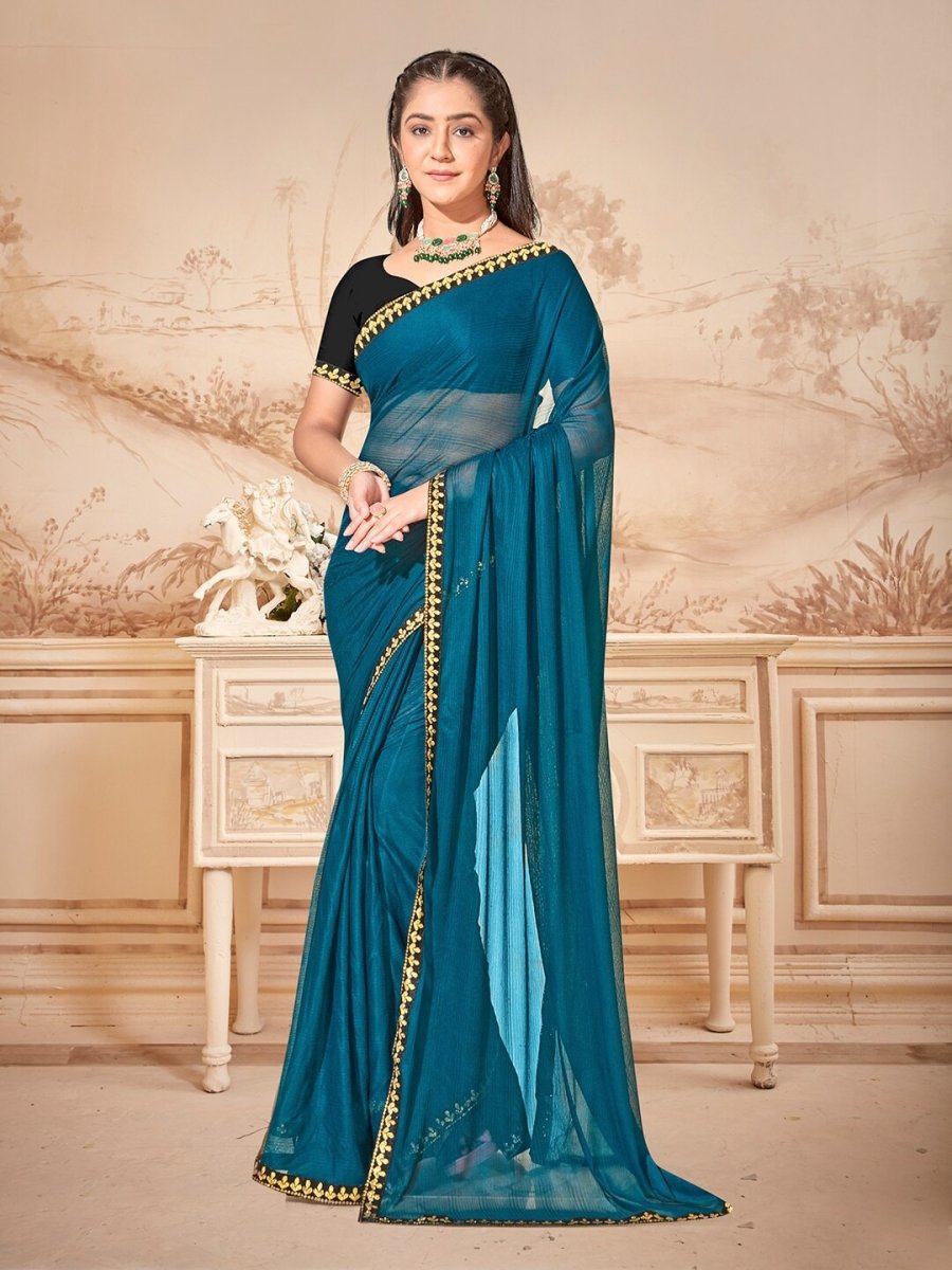 Anouk Zari Saree - Distacart