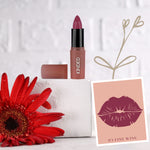 Thumbnail for kinded satin saga bullet creamy lipstick with satin finish vitamin e 03 fine wine
