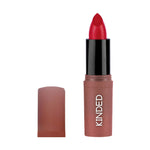 Thumbnail for kinded satin saga bullet creamy lipstick with satin finish vitamin e 04 rose red