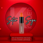 Thumbnail for kinded satin saga bullet creamy lipstick with satin finish vitamin e 08 sunkissed orange