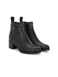 Thumbnail for Delize Women High Top Block Heeled Zip Up Chelsea Boots