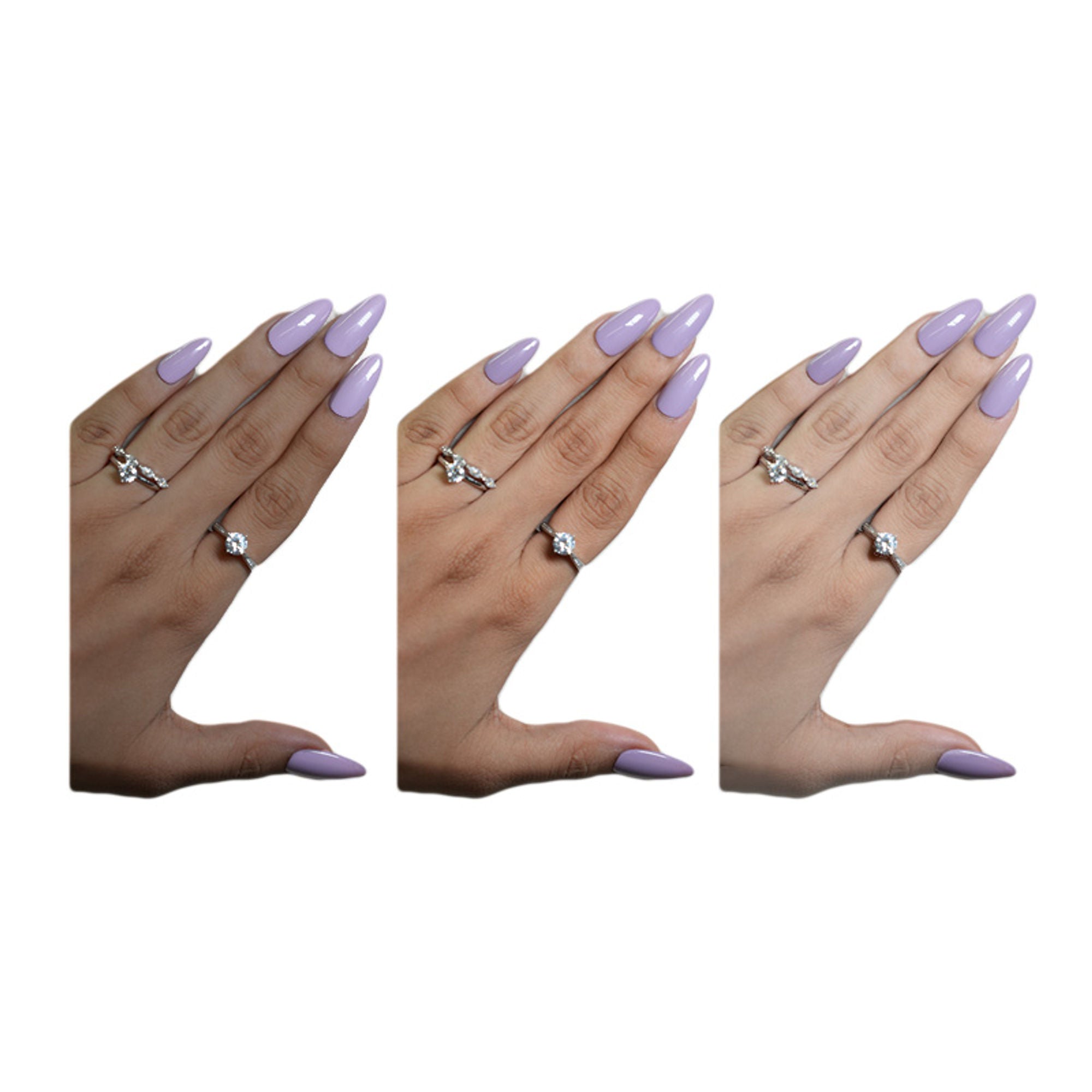 SOEZI Violet Victory Reusable Press On Nails - Application Kit