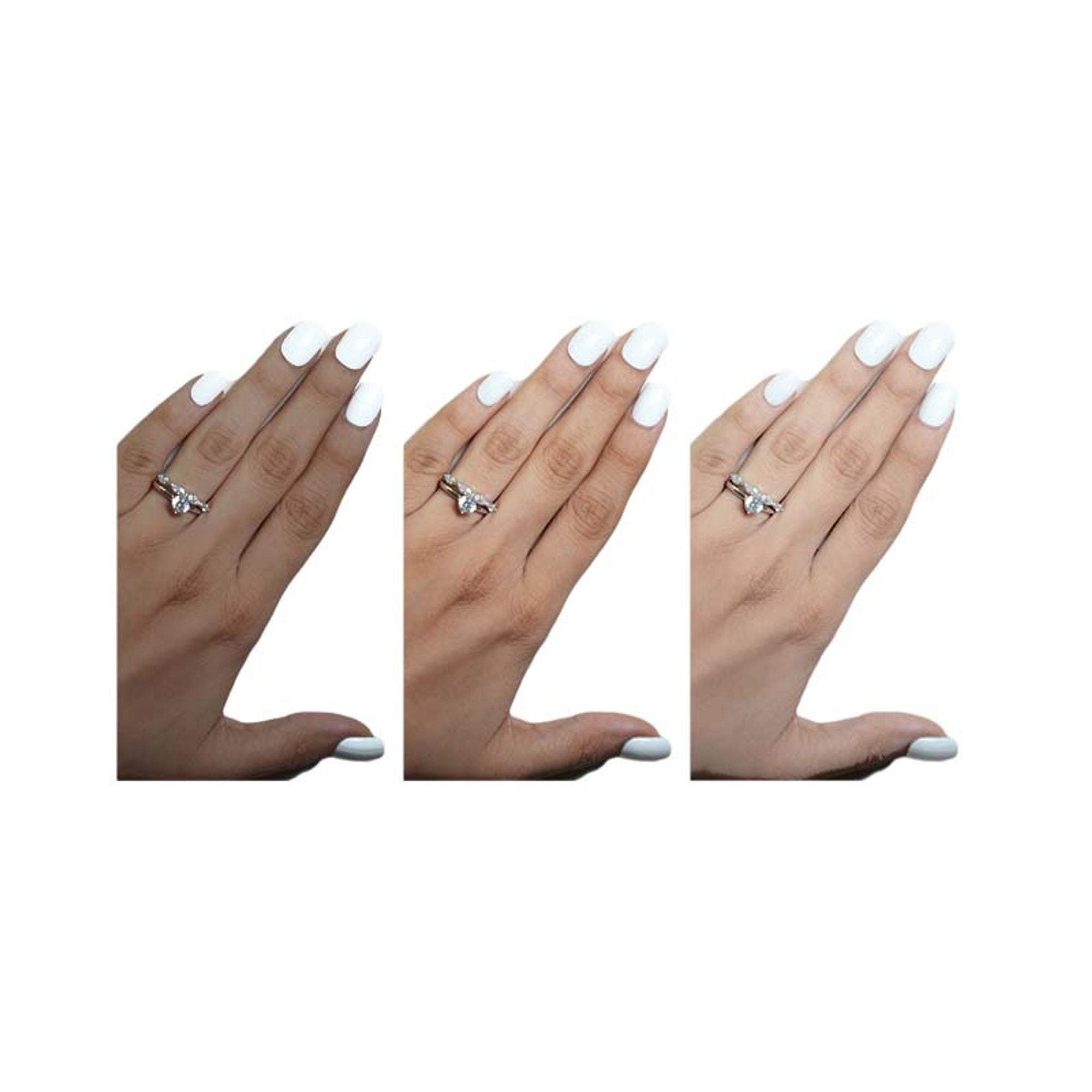 SOEZI Safedi Ki Chamkaar Reusable Press On Nails - Ready To Wear Kit - Distacart