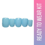 Thumbnail for SOEZI Blue Bird Reusable Press On Nails - Ready To Wear Kit