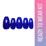 Thumbnail for SOEZI Ballsy Blues Reusable Press On Nails - Ready To Wear Kit