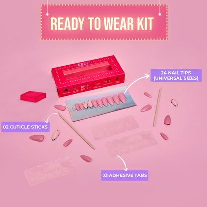 SOEZI Multifaceted Reusable Press On Nails - Ready To Wear Kit - Distacart