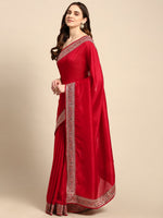 Thumbnail for kasee Embroidered Art Silk Saree - Distacart