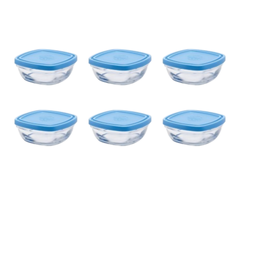 Duralex FreshBox Set of 6 Tempered Glass Container - Distacart