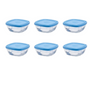 Duralex FreshBox Set of 6 Tempered Glass Container - Distacart
