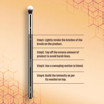 Thumbnail for Miss Claire M15 - Firm Blending Brush - Chrome