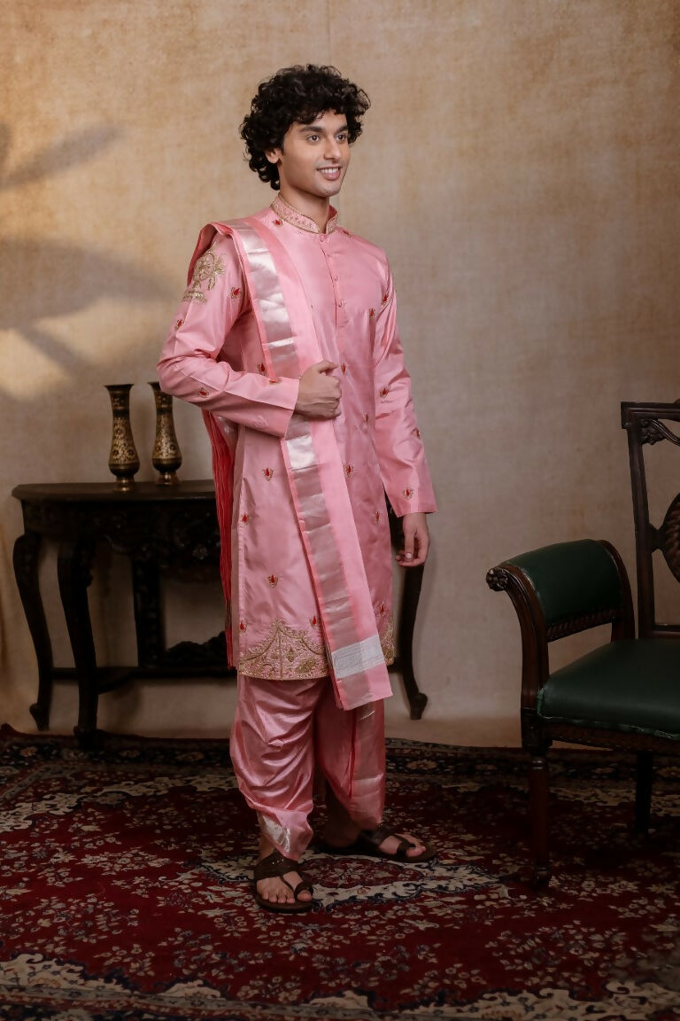 Kanjivaram Pattu Pink Srinivasa Kanjivaram By Hilo Design