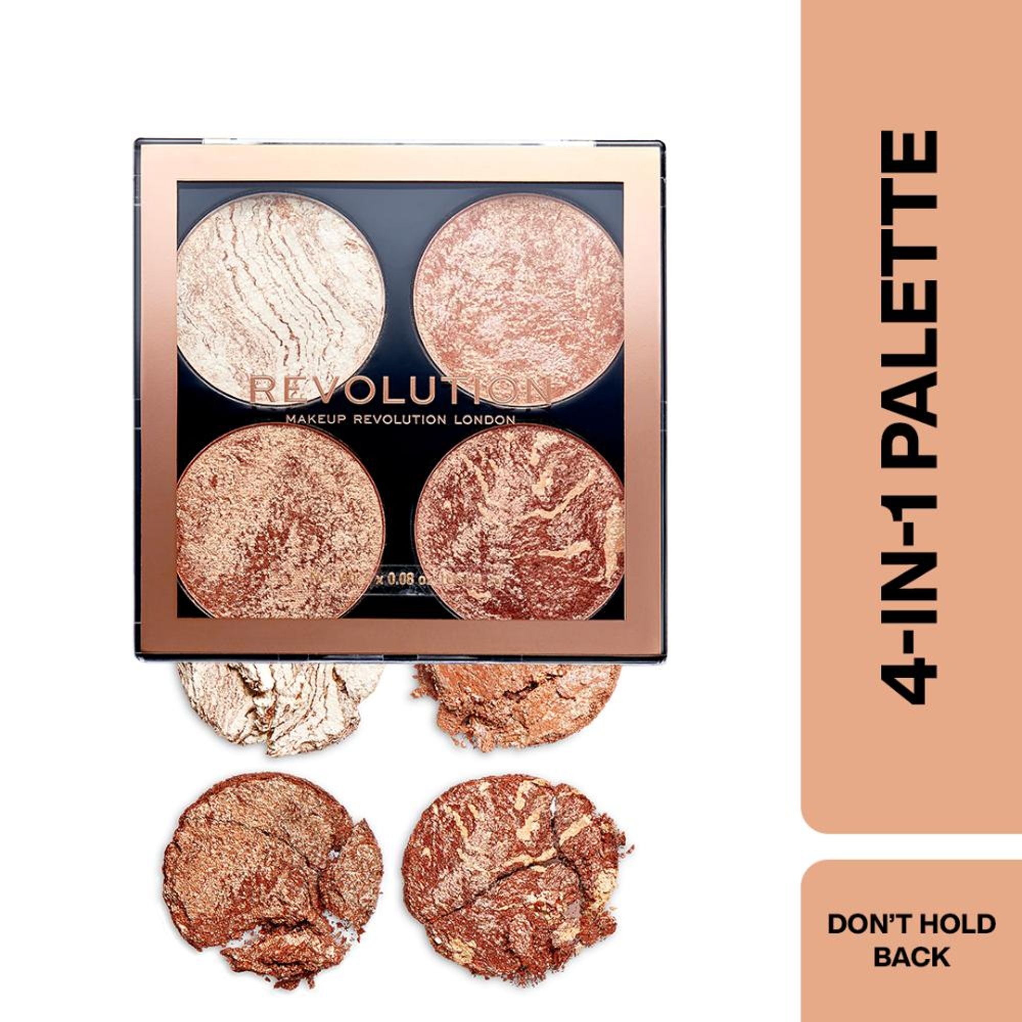 Makeup Revolution Highlighter Cheek Kit - Don't Hold Back
