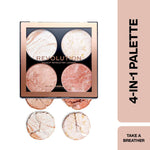 Thumbnail for Makeup Revolution Highlighter Cheek Kit - Take A Breather