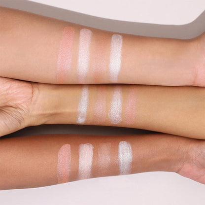 Makeup Revolution Highlighter Cheek Kit - Take A Breather - Distacart