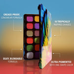 Thumbnail for Makeup Revolution Forever Flawless Eyeshadow Palette-18 Smooth & Rich Shade - Bird of Paradise - Distacart