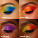Thumbnail for Makeup Revolution Forever Flawless Eyeshadow Palette-18 Smooth & Rich Shade - Bird of Paradise - Distacart