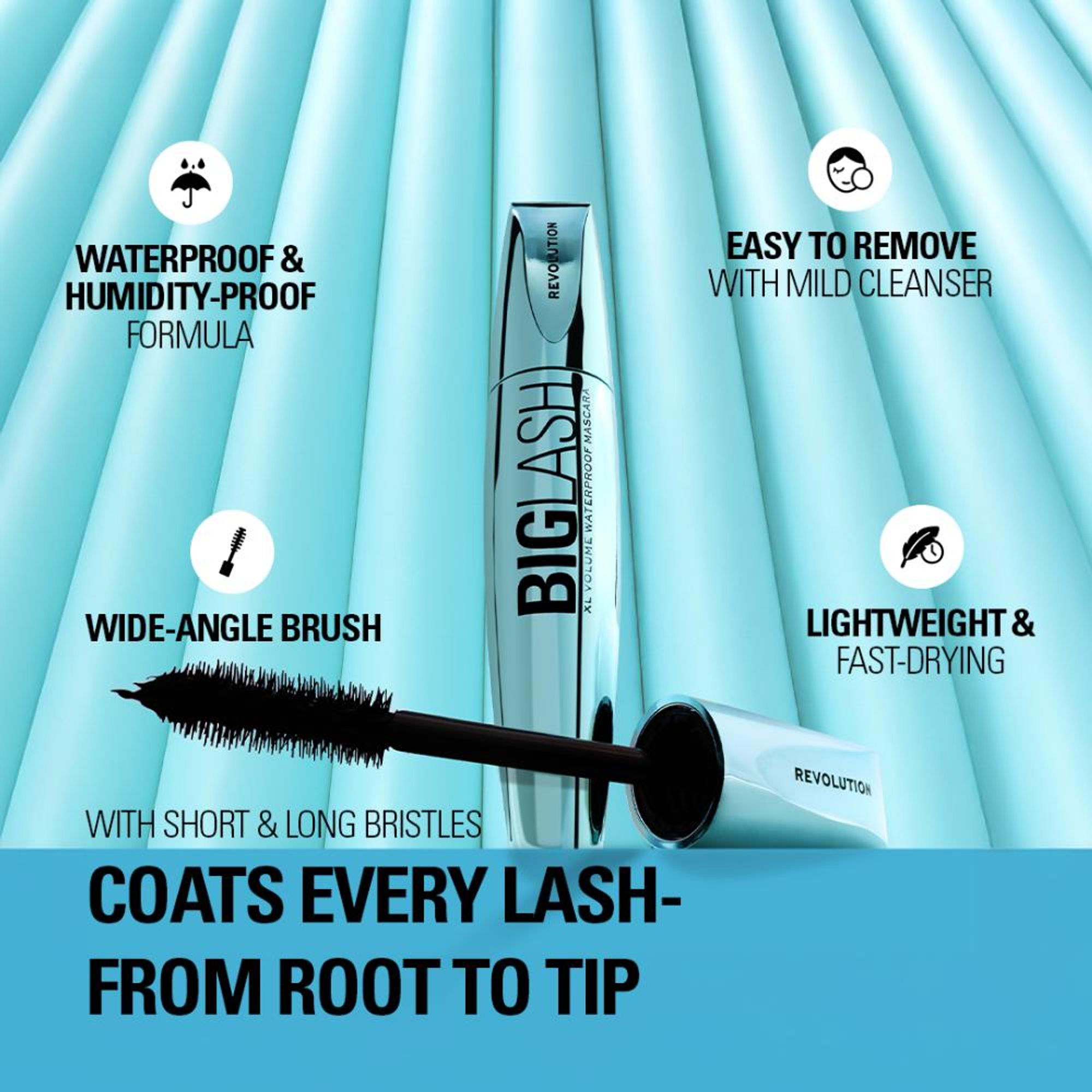 Makeup Revolution Big Lash Waterproof Volume Mascara
