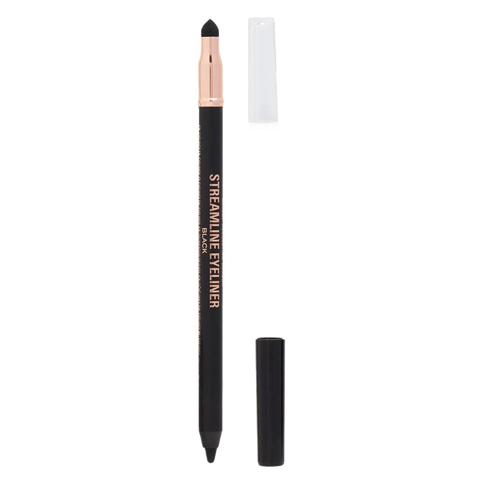 Makeup Revolution Streamline Waterline Eyeliner Pencil-Ultra Creamy Smudge Proof Smokey Looks - Black - Distacart