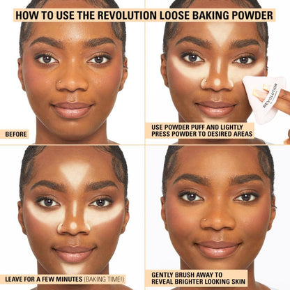 Makeup Revolution Banana Deep Loose Baking Powder - Distacart