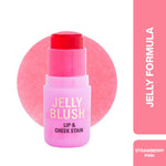Thumbnail for Makeup Revolution Jelly Blush Stick Lip and Cheek Stain - Strawberry Pink