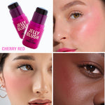 Thumbnail for Makeup Revolution Jelly Blush Stick Lip and Cheek Stain - Cherry Red - Distacart