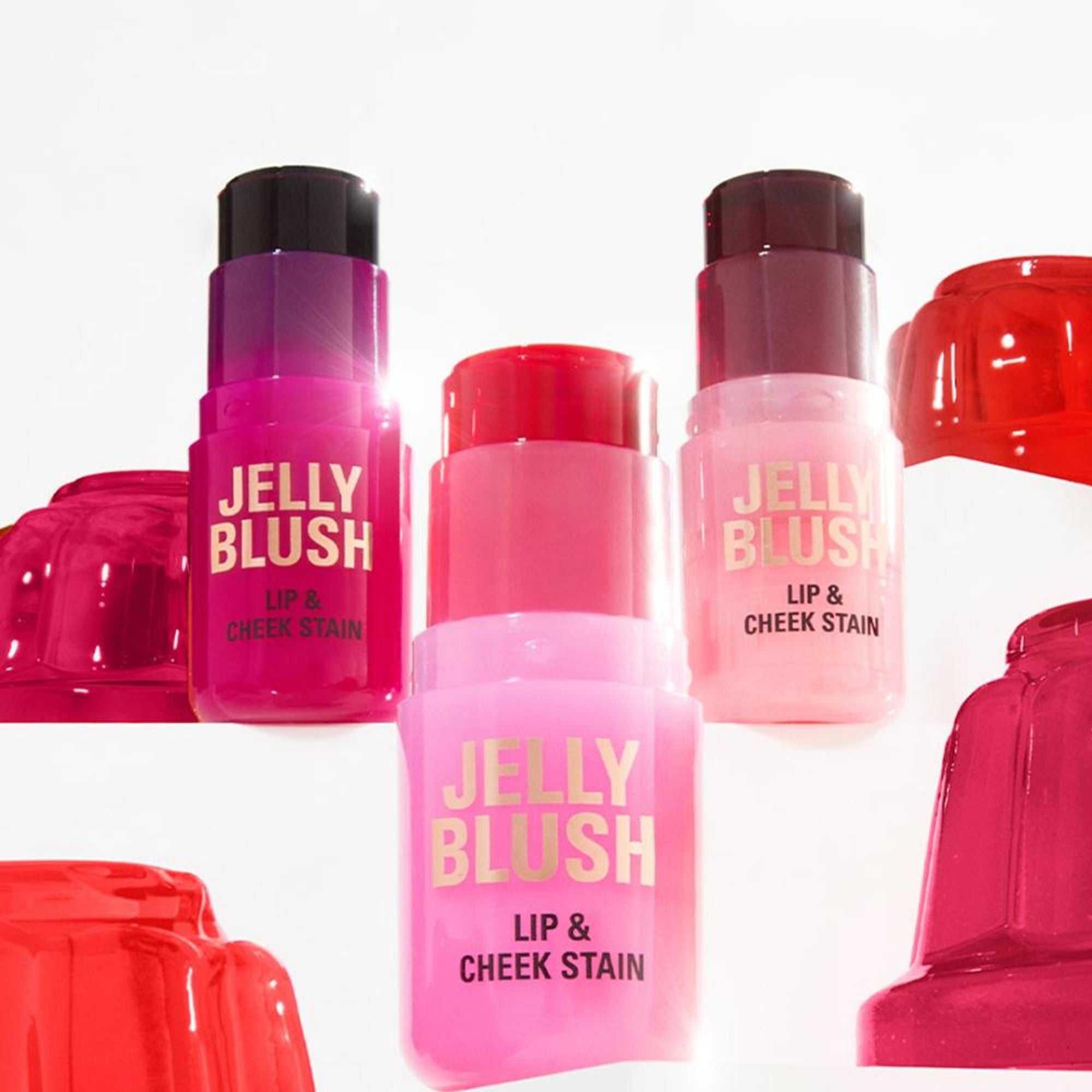 Makeup Revolution Jelly Blush Stick Lip and Cheek Stain - Peach Orange - Distacart